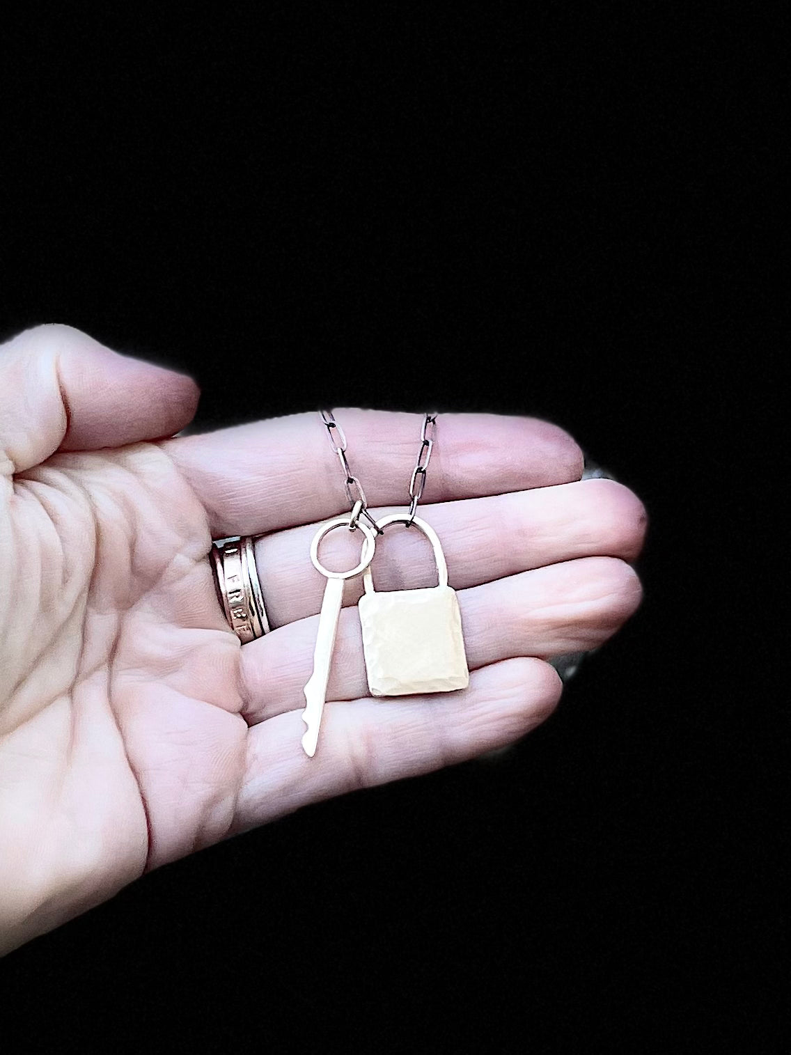 Lock and Key Necklace