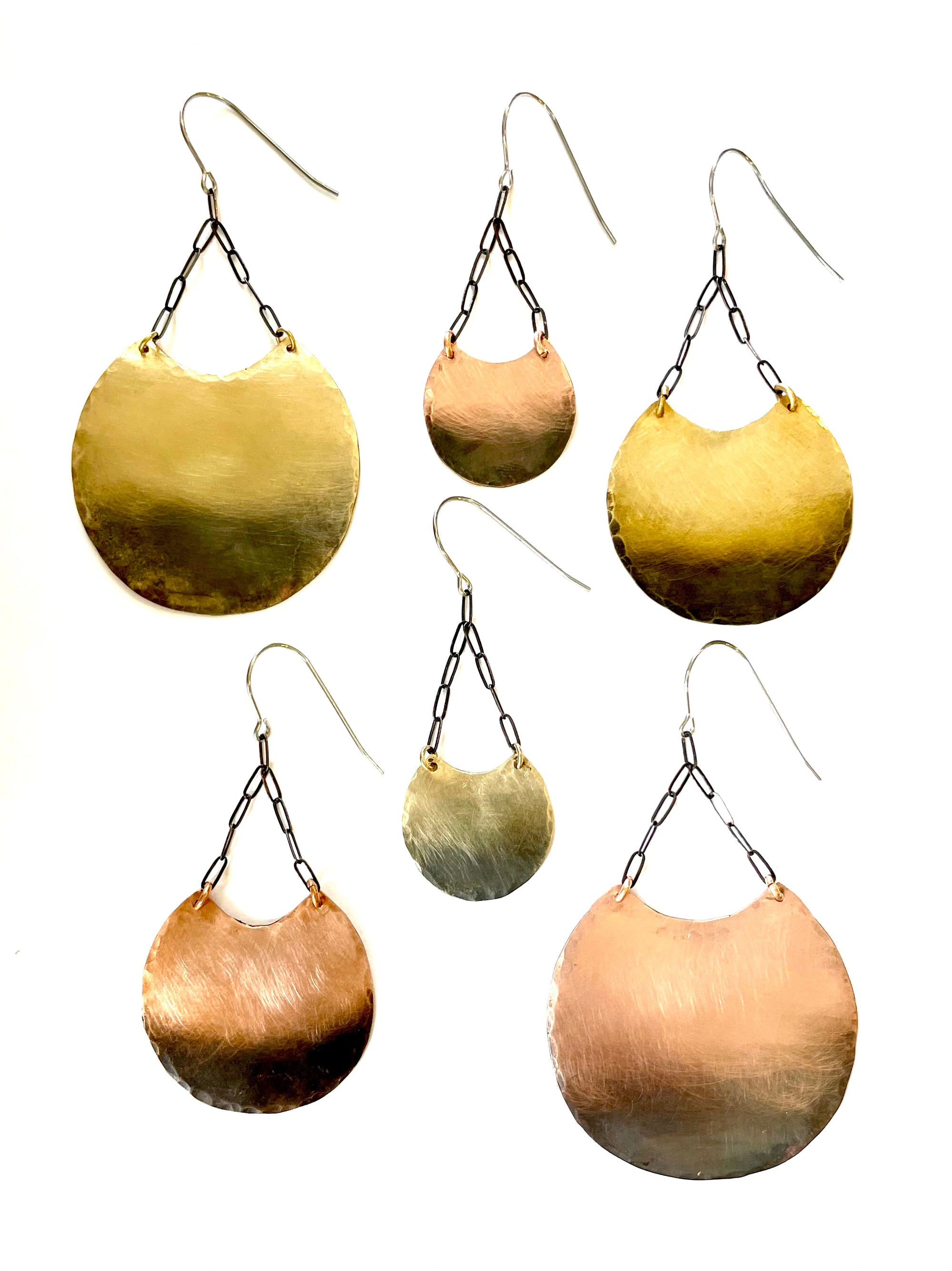 Geo Disc Earrings, Large