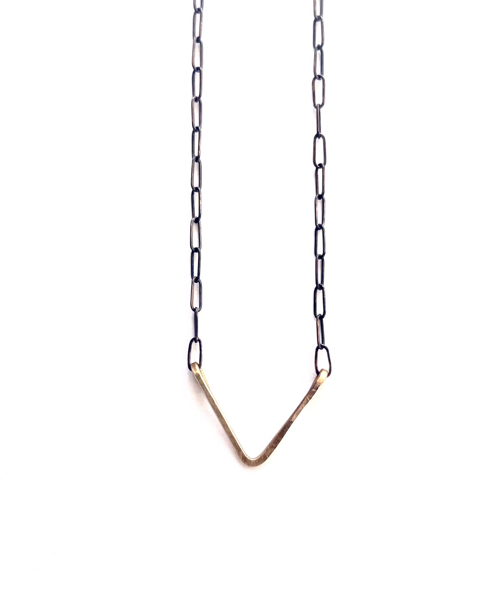 Vee on Chain Necklace, Small