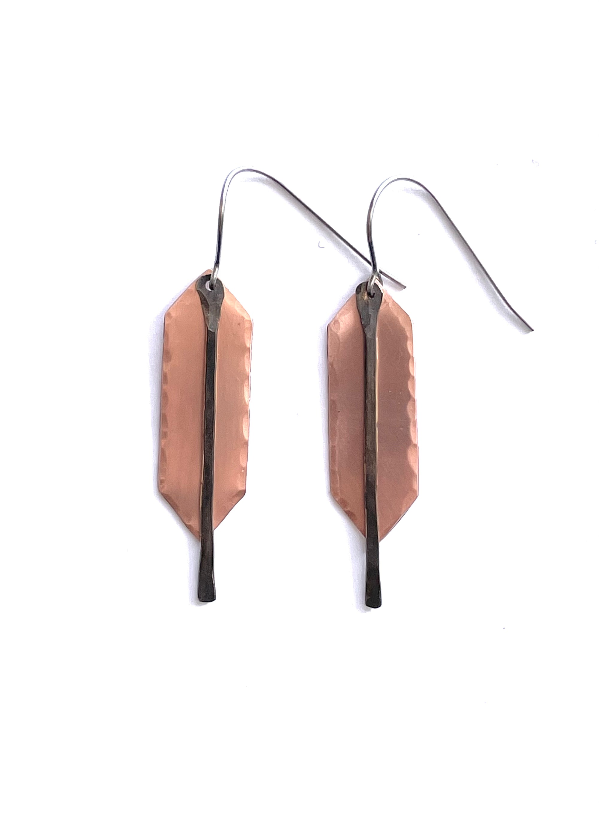Double Point + Stick Earrings, Long