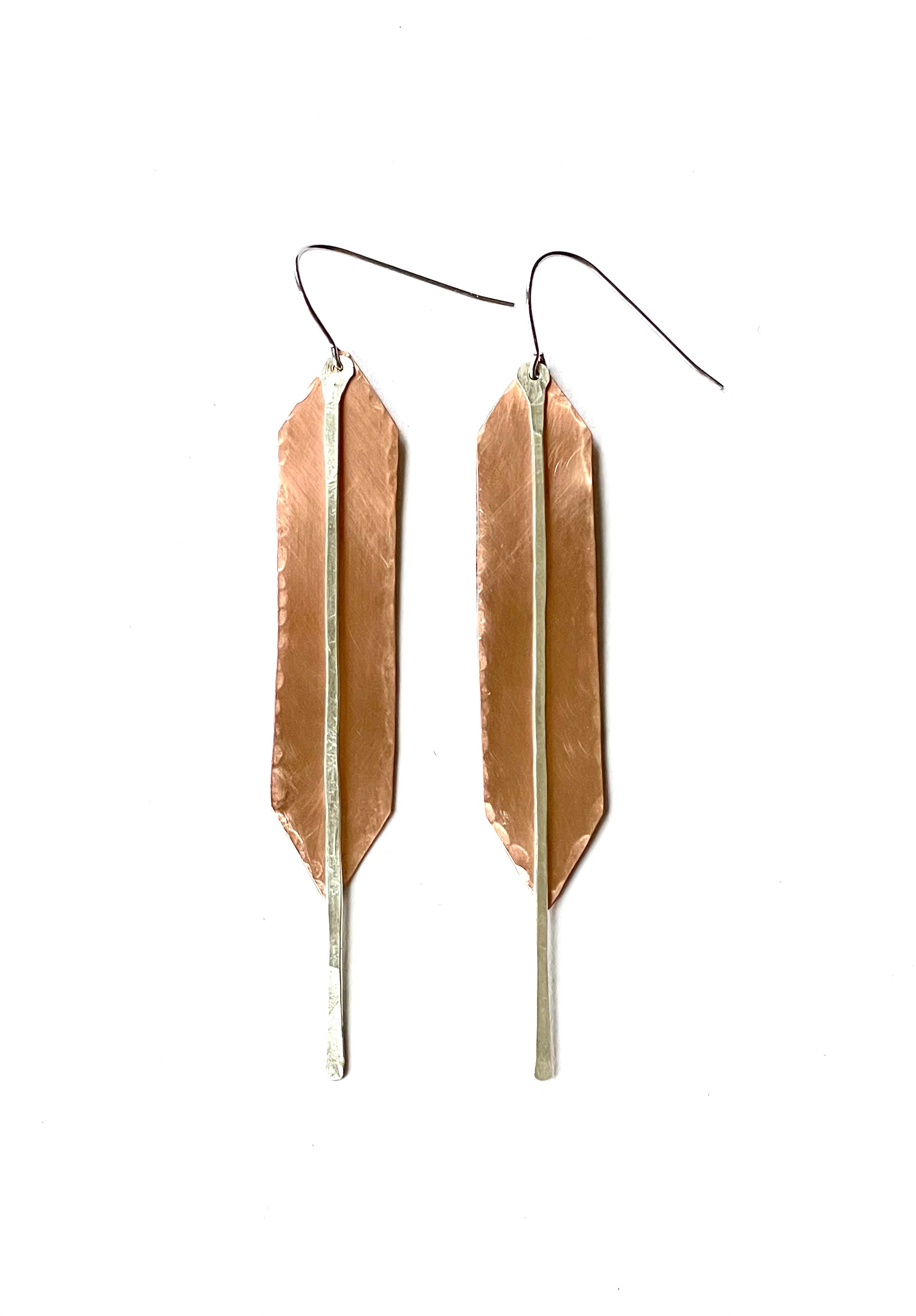 Double Point + Stick Earrings, Long