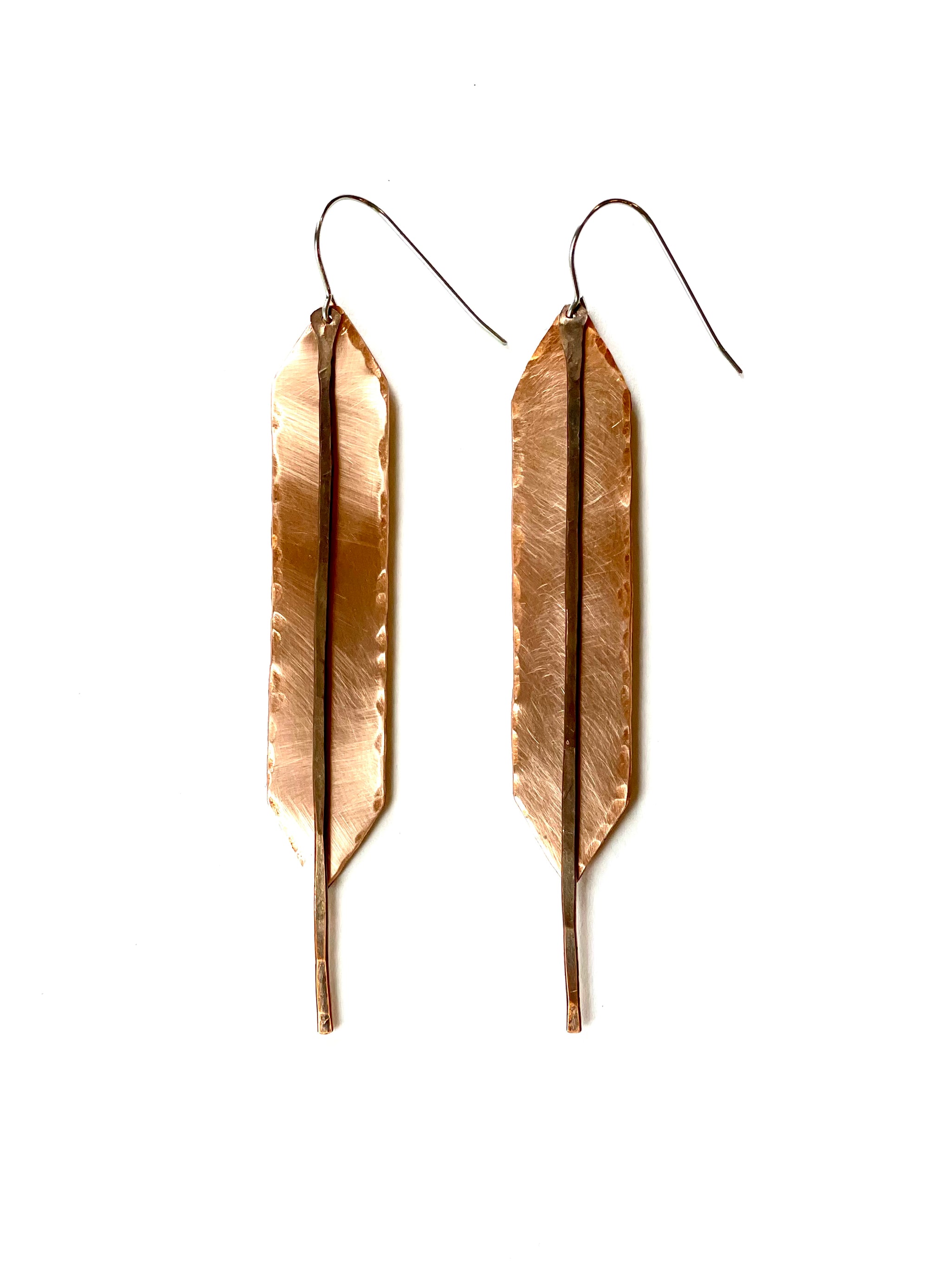 Double Point + Stick Earrings, Long