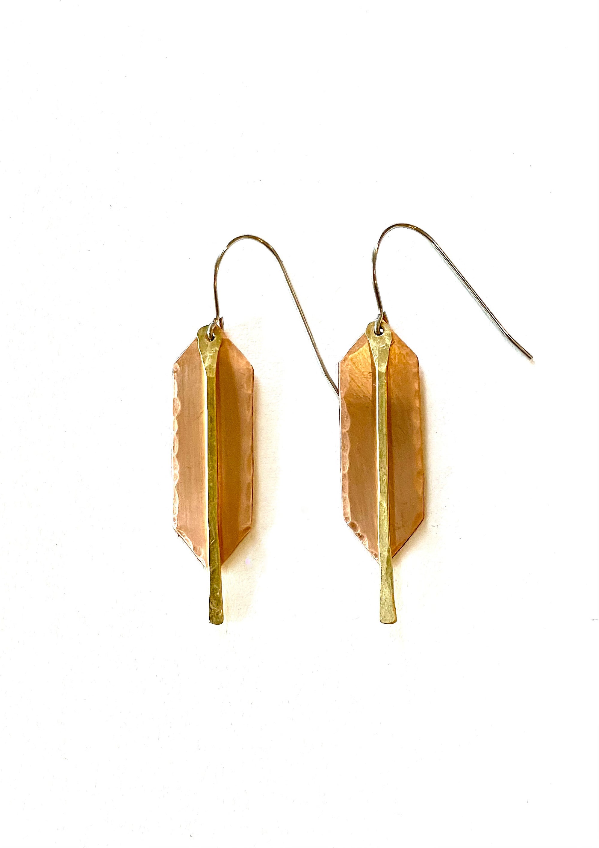 Double Point + Stick Earrings, Long