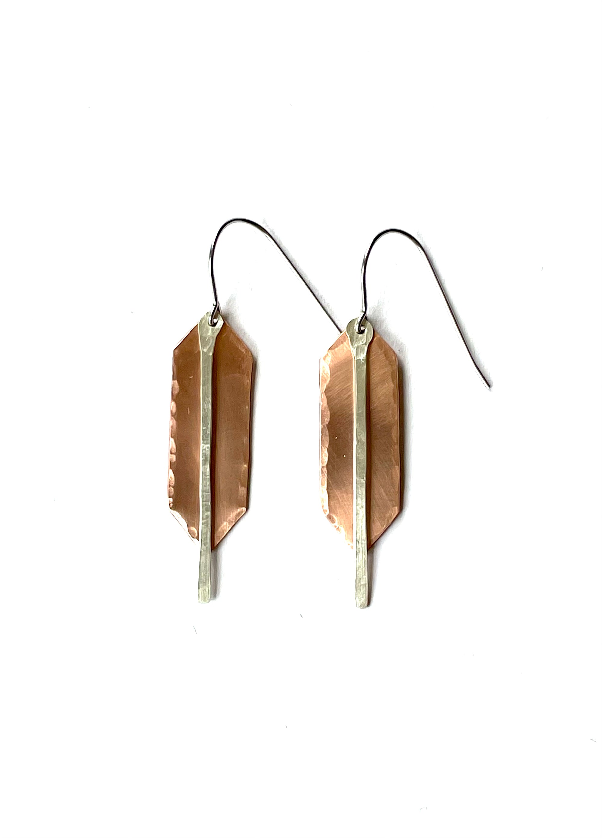 Double Point + Stick Earrings, Long