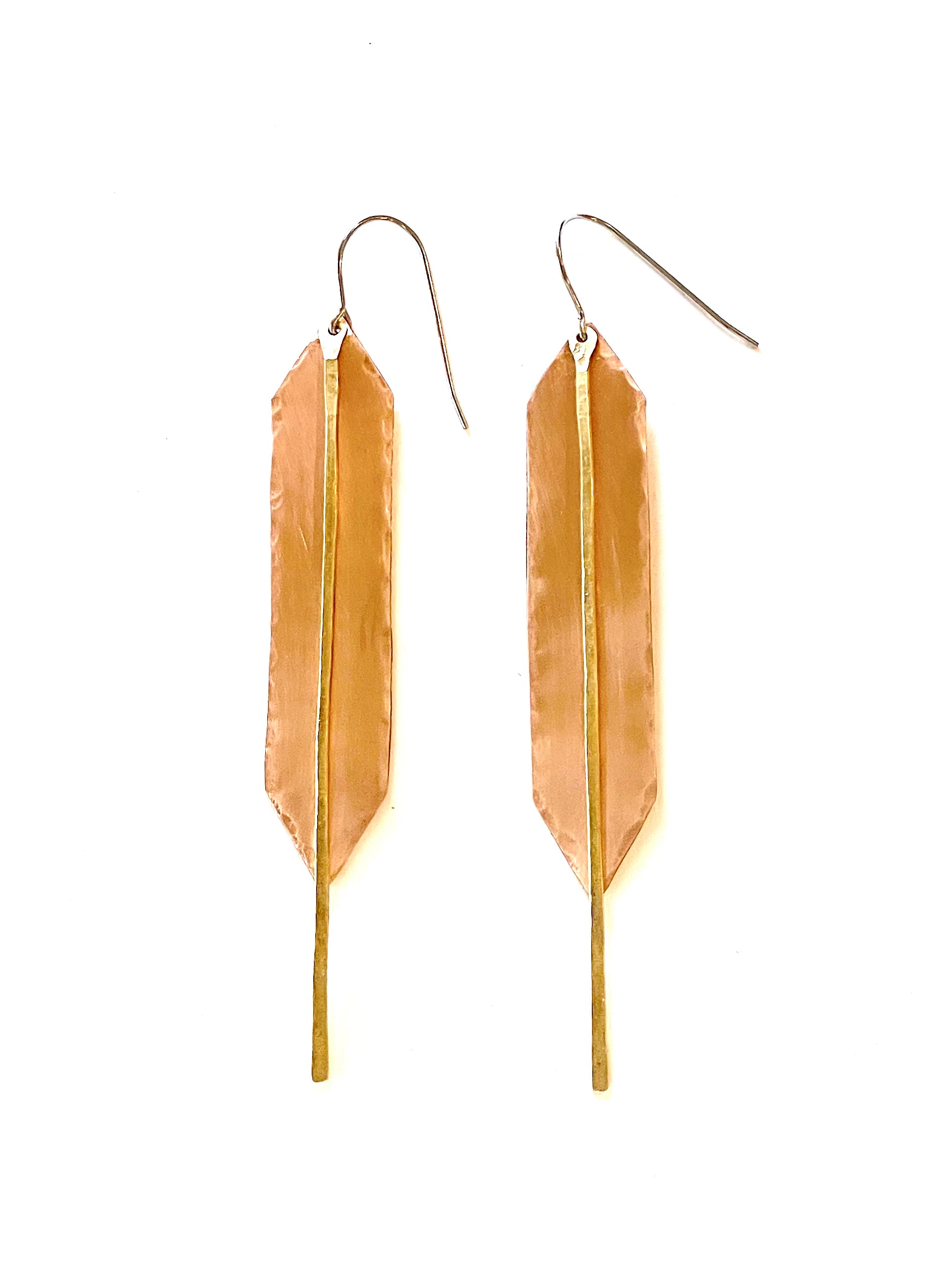 Double Point + Stick Earrings, Long