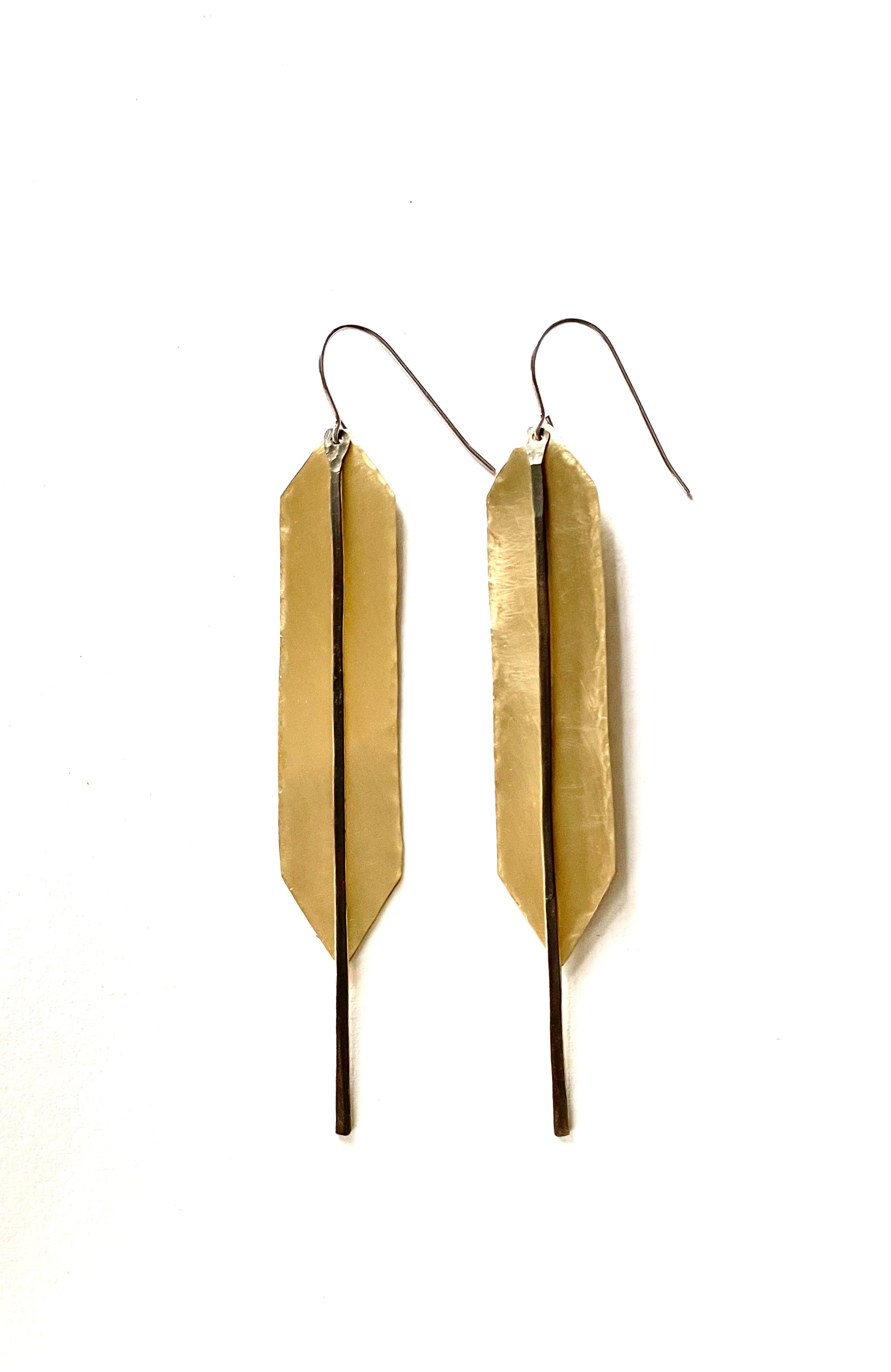 Double Point + Stick Earrings, Long