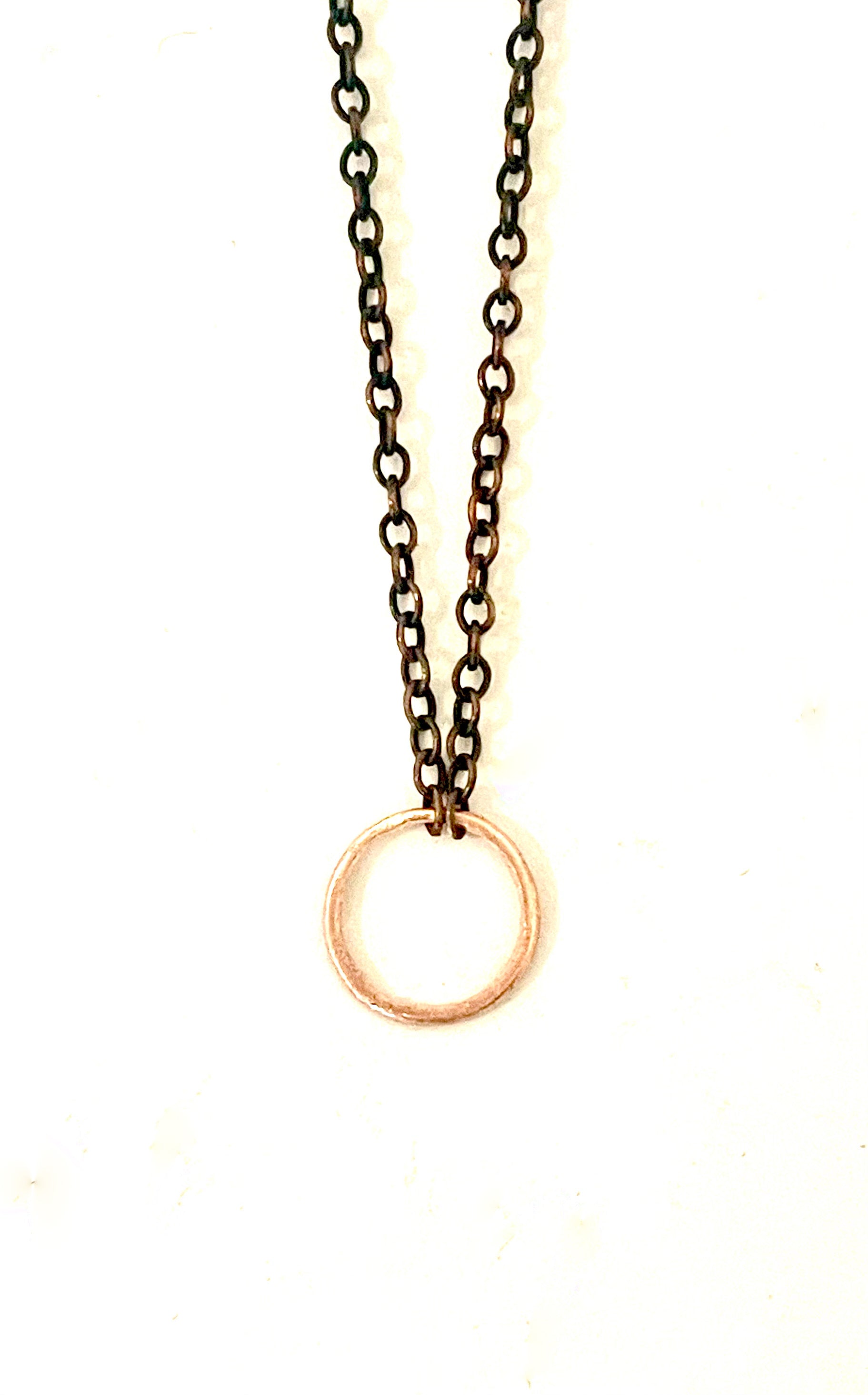 Open Circle Necklace, Small