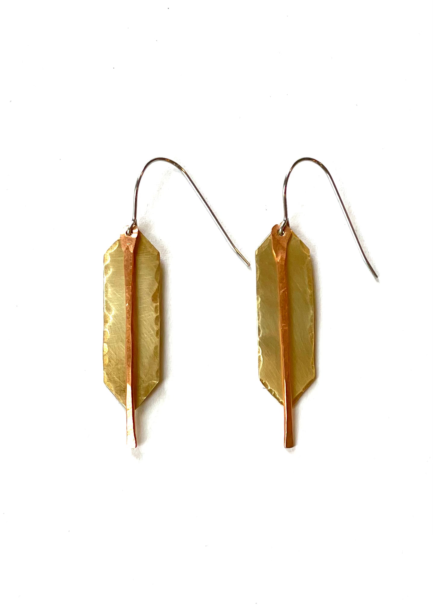 Double Point + Stick Earrings, Long