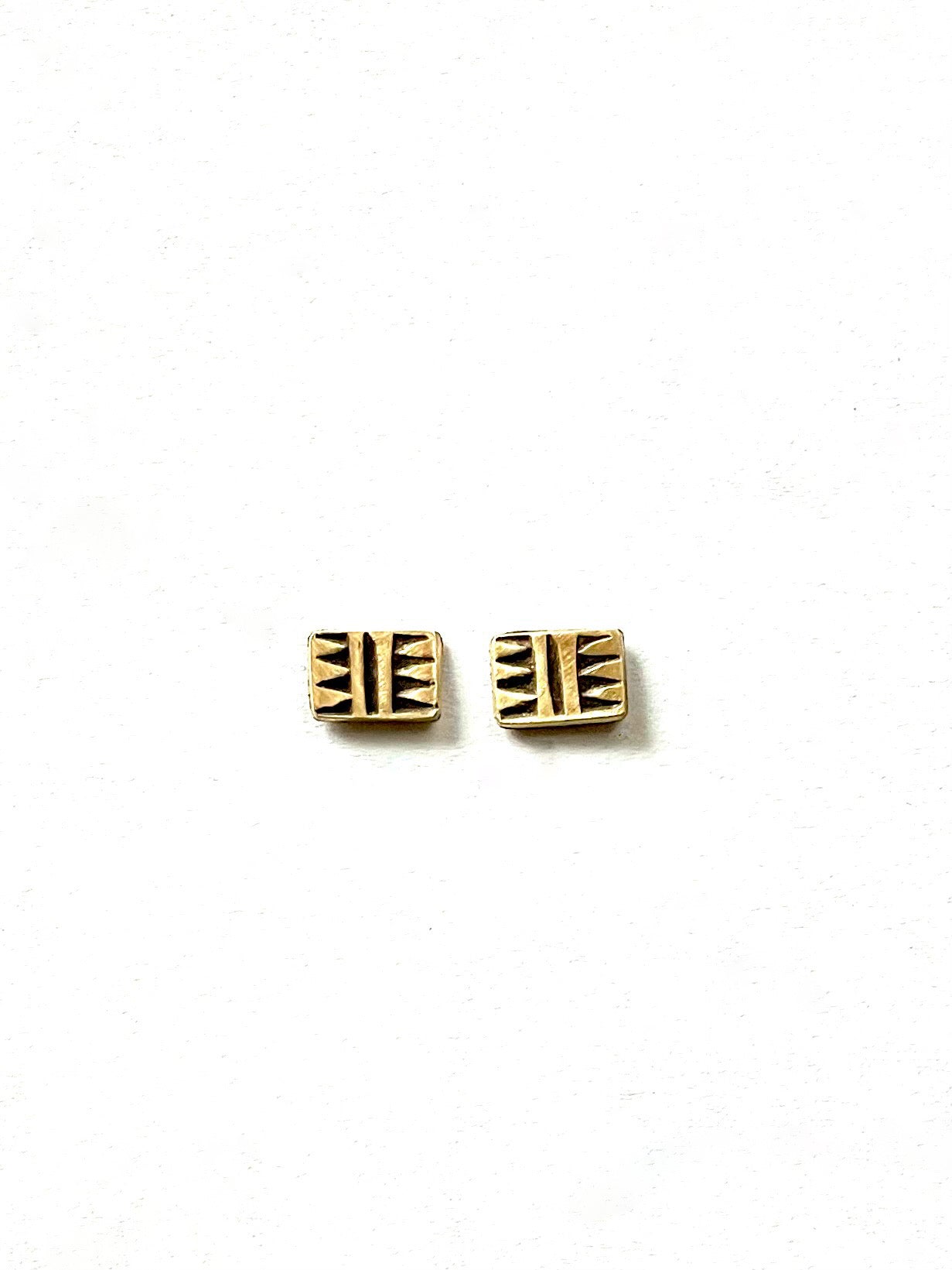 Southwest Stamped Stud Earrings