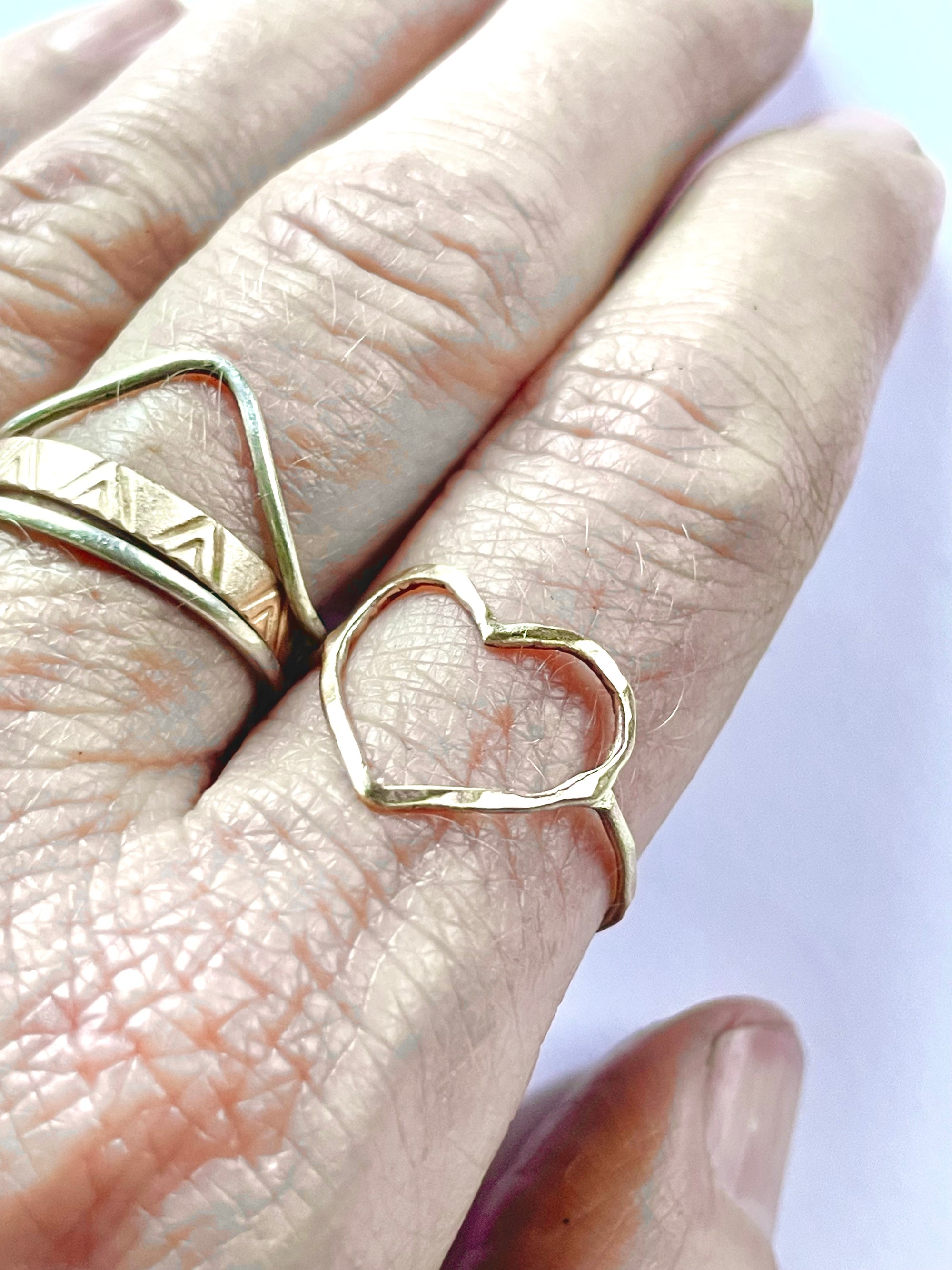 Open Heart Ring