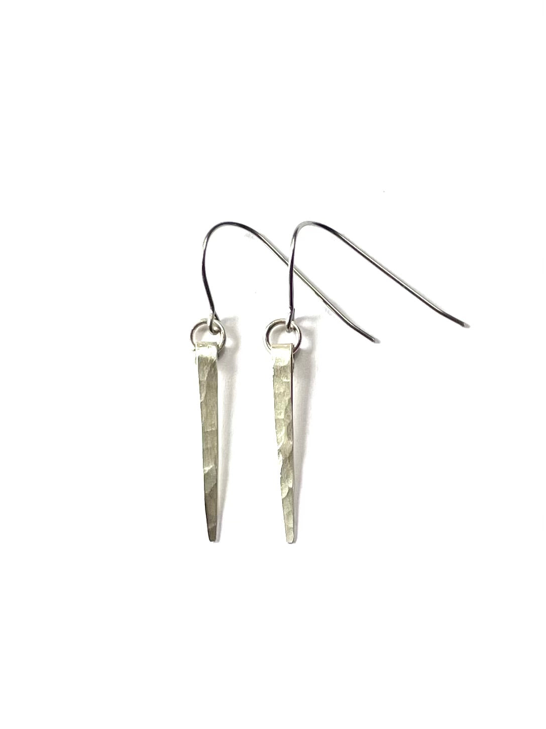 Thin Sliver + Ring Earrings