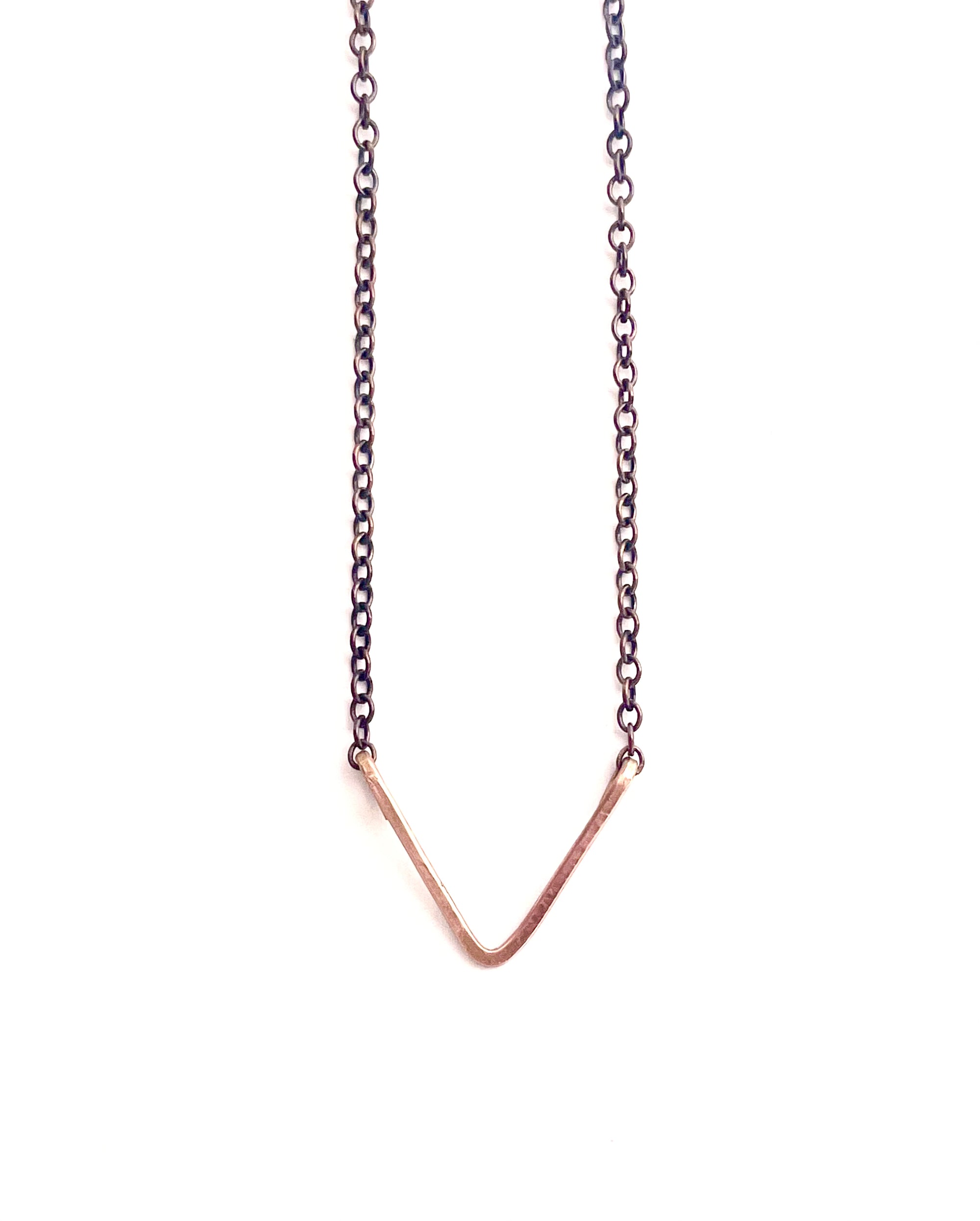 Vee on Chain Necklace, Small